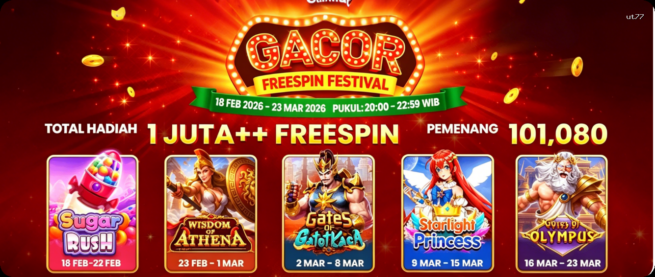 Login ut77 Sekarang Bonus Melimpah